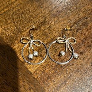 Juicy Bow Hoop Earrings